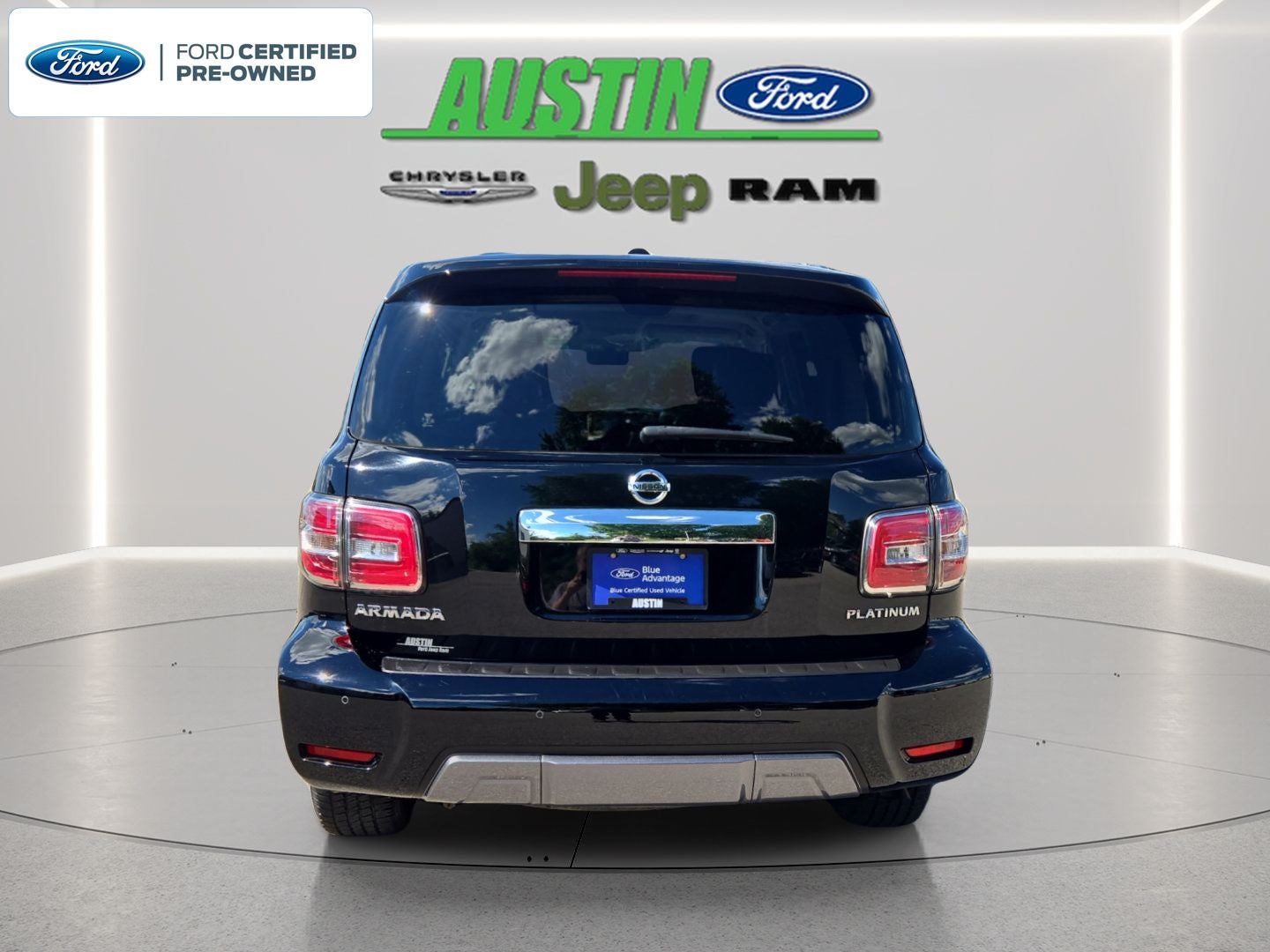 2019 Nissan Armada — interior view