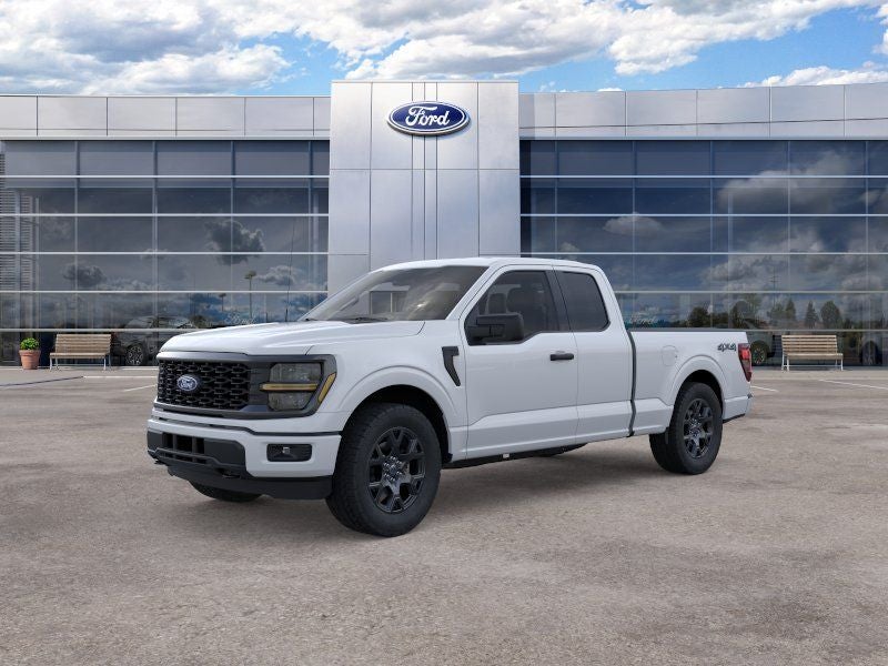 2026 Ford F-150 STX in Oxford White — front three-quarter view