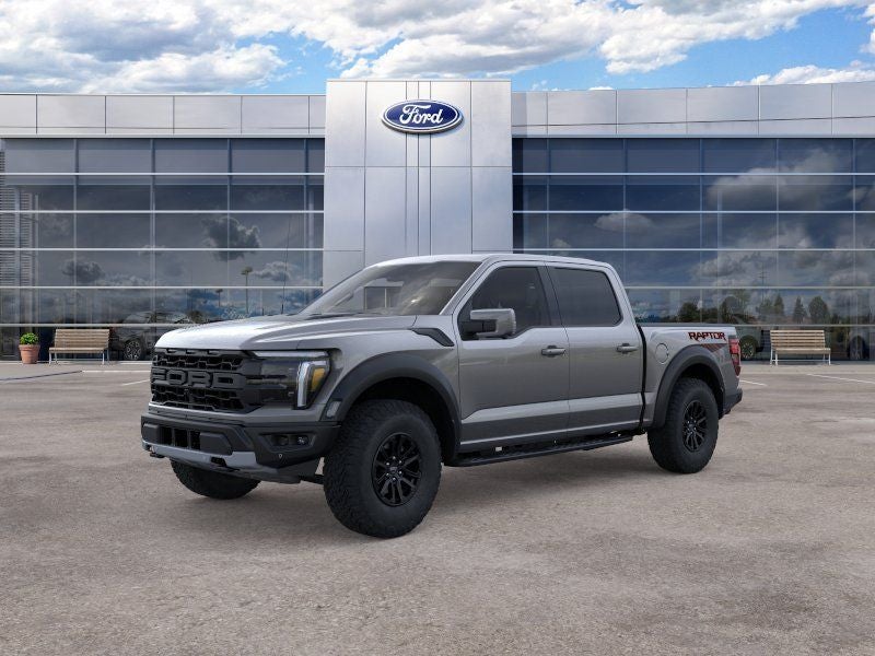 2026 Ford F-150 Raptor in Carbonized Gray Metallic — front three-quarter view