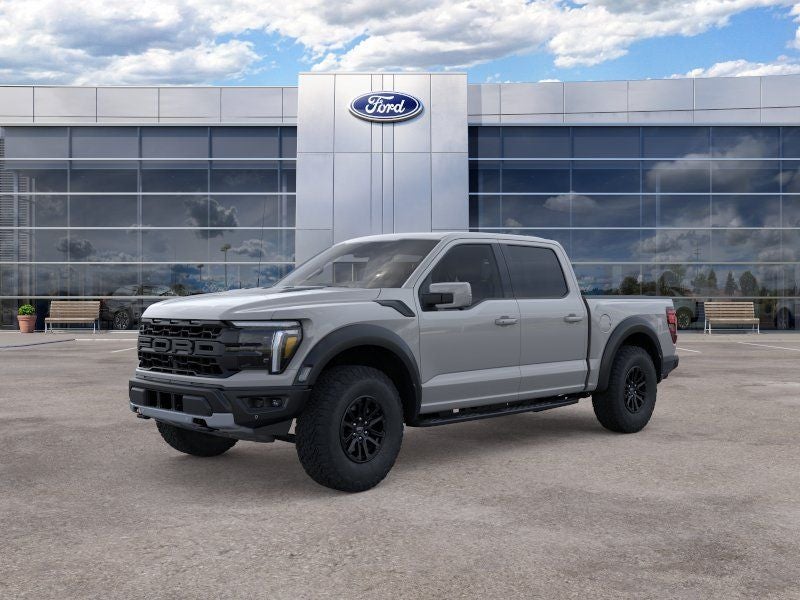 2026 Ford F-150 Raptor in Avalanche — front three-quarter view