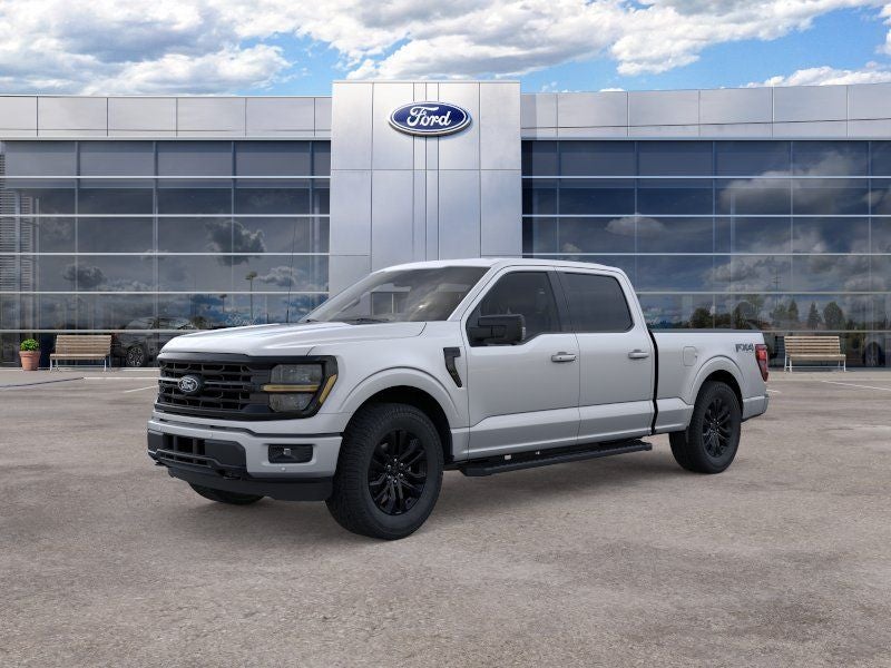 2026 Ford F-150 XLT in Silver Metallic — front three-quarter view