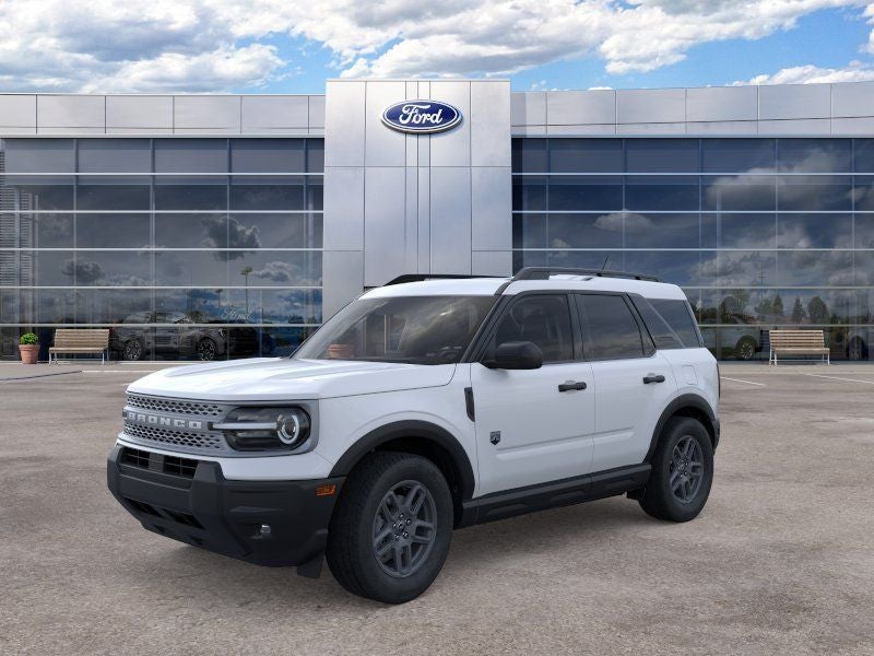 2026 Ford Bronco Sport Big Bend in Space White Metallic — front three-quarter view