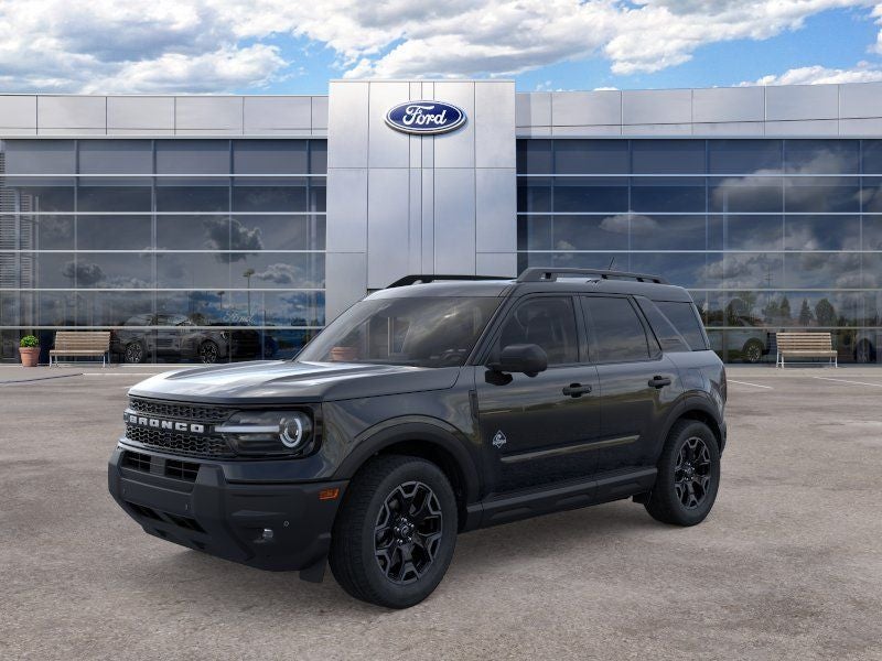 2026 Ford Bronco Sport Outer Banks in Shadow Black — front three-quarter view