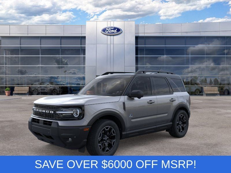 2025 Ford Bronco Sport Outer Banks in Carbonized Gray Metallic — front three-quarter view