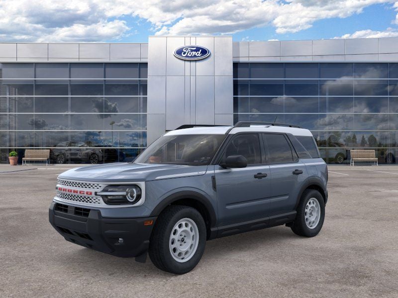 2025 Ford Bronco Sport Heritage in Azure Gray Metallic — front three-quarter view