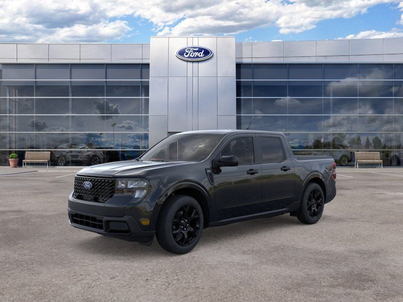 2026 Ford Maverick XLT in Shadow Black — front three-quarter view